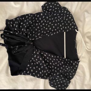 brandy melville wrap top